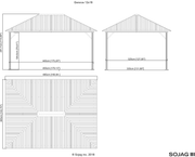 Image of Sojag™ Genova Gazebo Steel Roof with Mosquito Netting Gazebo SOJAG 