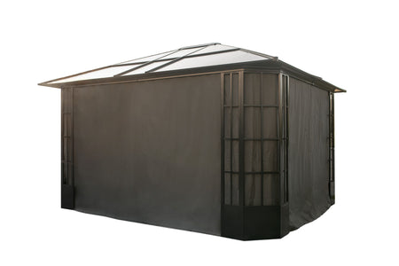 Sojag Grey Privacy Curtains for Savino Gazebo Accessories SOJAG 