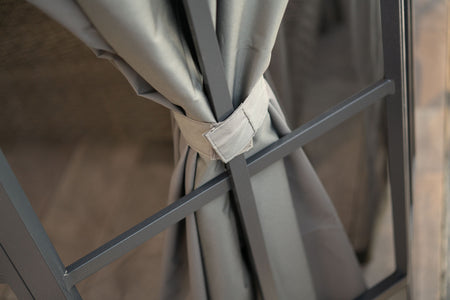 Sojag Grey Privacy Curtains for Savino Gazebo Accessories SOJAG 