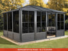 Sojag Korado 10 x 17 ft. Solarium Solarium SOJAG 