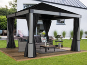 Image of Sojag Lena 12 x 12 ft. Hard Top Gazebo Gazebo SOJAG 