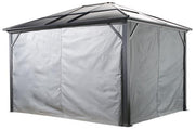 Image of Sojag™ Meridien Grey Privacy Curtains - The Better Backyard