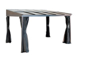 Image of Sojag Pompano 10x12 Wall Gazebo - Grey Gazebo SOJAG 10x14 
