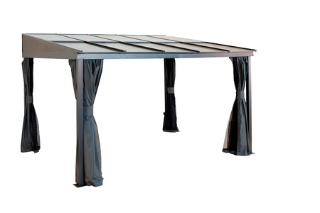 Sojag Pompano 10x12 Wall Gazebo - Grey Gazebo SOJAG 10x14 