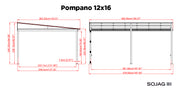 Image of Sojag Pompano Wall Gazebo - Grey Gazebo SOJAG 