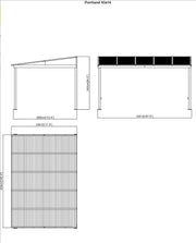 Image of Sojag Portland Patio Gazebo Netting and Curtains Included Gazebo SOJAG 