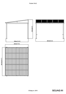 Sojag™ Portland Patio Gazebo Netting and Curtains Included - The Better Backyard