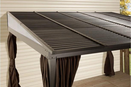 Sojag™ Portland Patio Gazebo Netting and Curtains Included - The Better Backyard