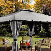 Image of Sojag™ Roma Romano Soft Top Gazebo with Netting & Curtains Included Gazebo SOJAG 