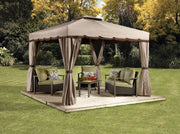 Image of Sojag™ Roma Soft Top Gazebo with Netting & Curtains Included - The Better Backyard