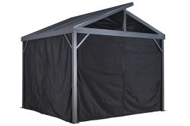 Sojag™ Sanibel Black Privacy Curtains - The Better Backyard