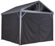 Image of Sojag™ Sanibel Black Privacy Curtains - The Better Backyard
