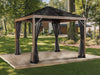 Sojag Sanibel Gazebo Steel Roof with Mosquito Netting Hard Top Gazebo SOJAG 