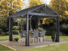 Sojag™ Sanibel I Gazebo Steel Roof with Mosquito Netting - The Better Backyard