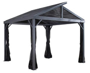 Image of Sojag™ Sanibel II Gazebo Steel Roof with Mosquito Netting - The Better Backyard