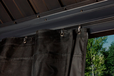 Sojag Skylight Black Spun Polyester Curtains Accessories SOJAG 