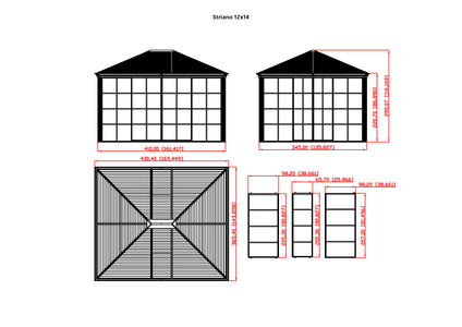 Sojag Striano Screen House Solarium SOJAG 