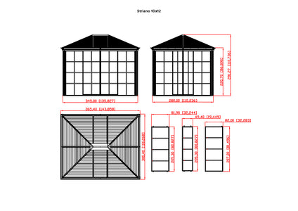 Sojag Striano Screen House Solarium SOJAG 