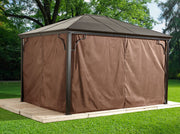 Image of Sojag Sumatra Brown Privacy Curtains, 10x12 Accessories SOJAG 