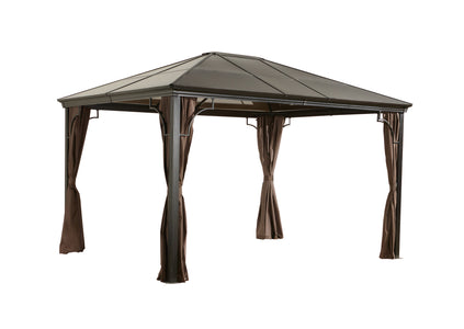 Sojag Sumatra Hard Roof Gazebo with Mosquito Netting Gazebo SOJAG 