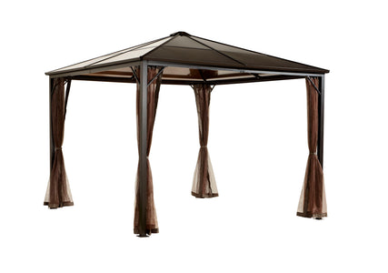Sojag Sumatra Hard Roof Gazebo with Mosquito Netting Gazebo SOJAG 