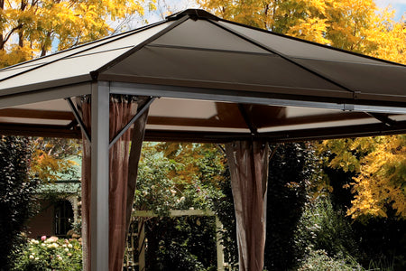 Sojag Sumatra Hard Roof Gazebo with Mosquito Netting Gazebo SOJAG 