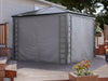 Sojag Turia Grey Polyester Curtains Canopy & Gazebo Accessories SOJAG 