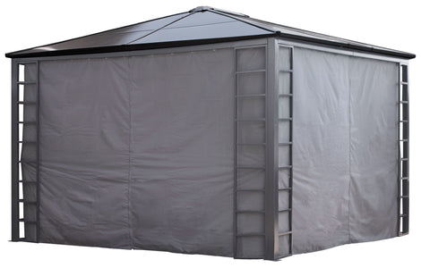 Sojag Turia Grey Polyester Curtains Canopy & Gazebo Accessories SOJAG 