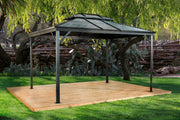 Image of Sojag™ Ventura Steel Double Roof Gazebo with Mosquito Netting Gazebo SOJAG 