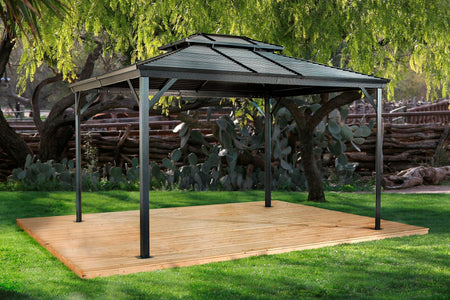 Sojag™ Ventura Steel Double Roof Gazebo with Mosquito Netting Gazebo SOJAG 