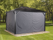 Image of Sojag™ Verona Gray Privacy Curtains Accessories SOJAG 