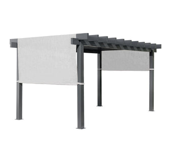 Sojag Yamba Pergola with Adjustable Shade Grey Pergola SOJAG 10x16 