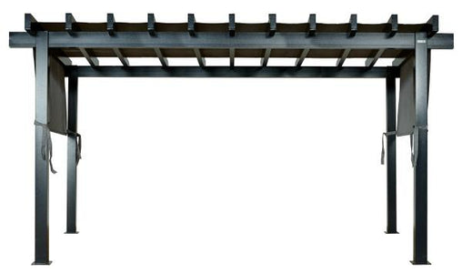 Sojag Yamba Pergola with Adjustable Shade Grey Pergola SOJAG 10x16 