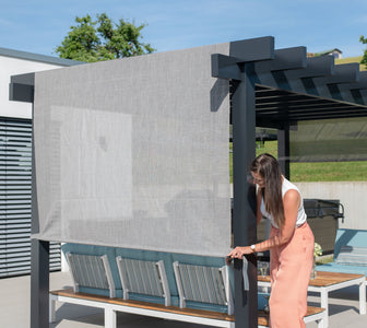 Sojag Yamba Pergola with Adjustable Shade Grey Pergola SOJAG 