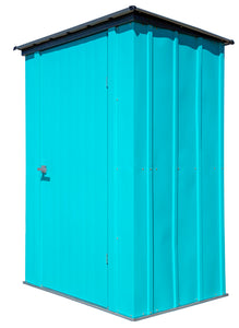 Spacemaker Patio Shed, 4x3, Teal and Anthracite Shed Arrow 