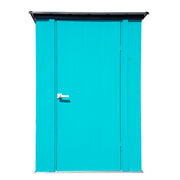 Image of Spacemaker Patio Shed, 4x3, Teal and Anthracite Shed Arrow 