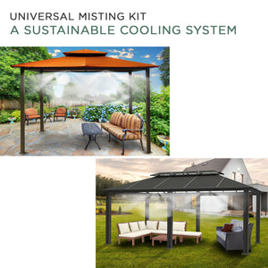 Universal Outdoor Eco-Misting Kit with Timer Easy DIY Accessories Paragon-Outdoor 
