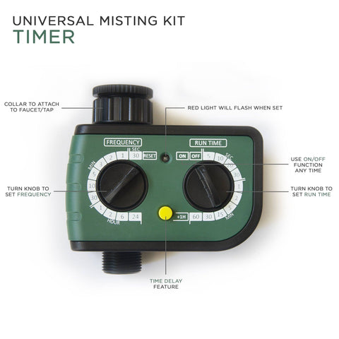 Image of Universal Outdoor Eco-Misting Kit with Timer Easy DIY Accessories Paragon-Outdoor 