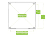 Image of Yardistry 10 x 10 Meridian Gazebo Kit 100% Cedar with Aluminum Roof Gazebo Yardistry 