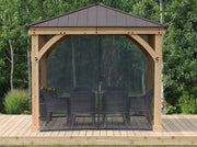 Image of Yardistry 10 x 10 Meridian Mosquito Mesh Kit Accessories Yardistry 