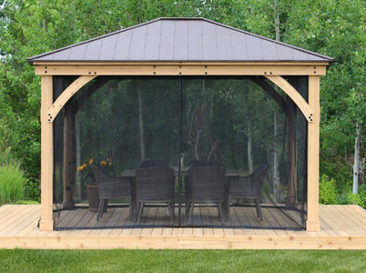 Yardistry 11 x 13 Meridian Mosquito Mesh Kit Accessories Yardistry 