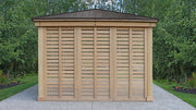 Image of Yardistry 12 ft. Meridian Privacy Wall Accessories Yardistry 