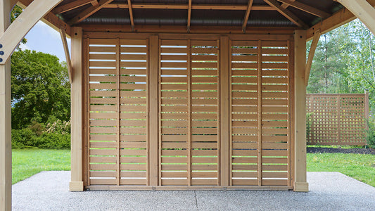 Yardistry 12 ft. Meridian Privacy Wall Accessories Yardistry 
