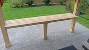 Image of Yardistry 12′ Meridian Bar Counter 100% Cedar Accessories Yardistry 