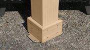 Image of Yardistry 12 x 16 Meridian Gazebo 100% Cedar with Aluminum Roof Gazebo Yardistry 