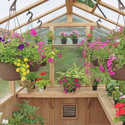 Image of Yardistry 6.7’ x 7.8’ Meridian Greenhouse Greenhouses Yardistry 