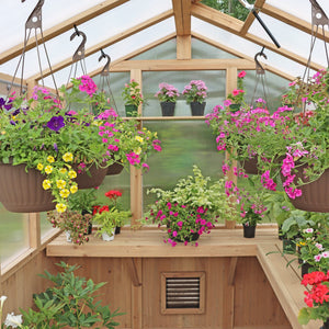 Yardistry 6.7’ x 7.8’ Meridian Greenhouse Greenhouses Yardistry 