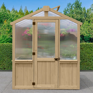 Yardistry 6.7’ x 7.8’ Meridian Greenhouse Greenhouses Yardistry 