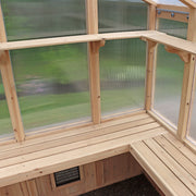 Image of Yardistry 6.7’ x 7.8’ Meridian Greenhouse Greenhouses Yardistry 