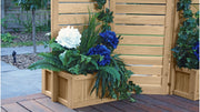 Image of Yardistry Fusion Privacy Screen with Planters Accessories Yardistry 